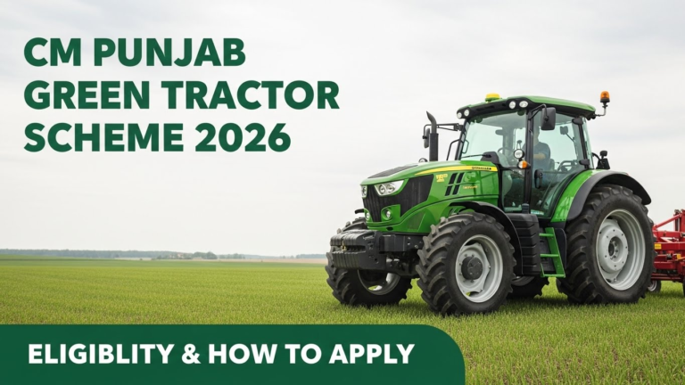 CM Punjab Green Tractor Scheme Phase 3 Eligibility Criteria 2026