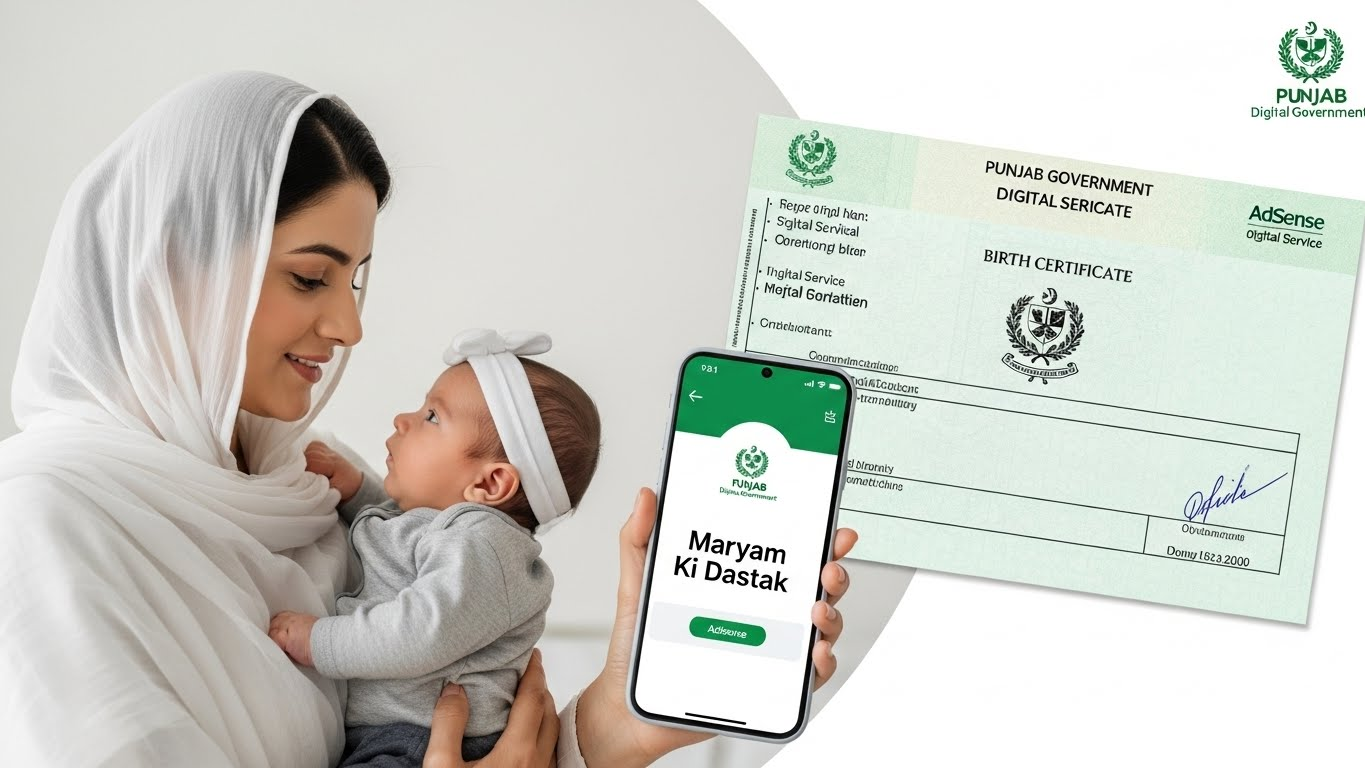 Apply for Birth Certificate Online in Punjab