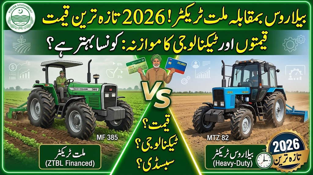 Belarus vs. Millat Tractor Prices and Specs 2026