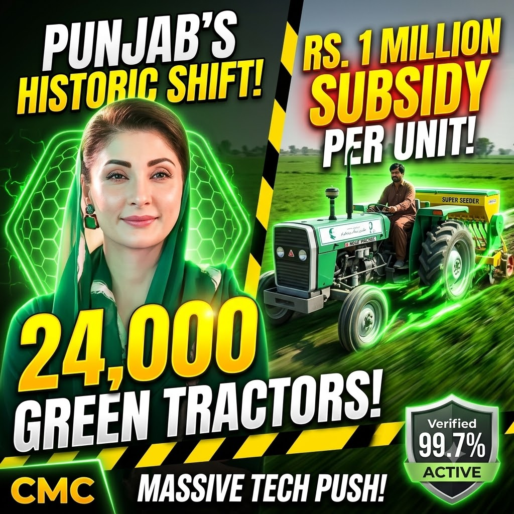 Empowering the Fields: Punjab’s Historic Agri-Tech Push with 24,000 Green Tractors